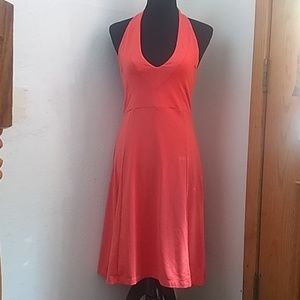 Patagonia Burnt Orange Halter Dress Size Med